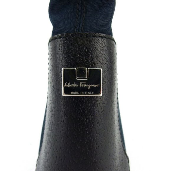 Authentic Salvatore Ferragamo shoulder bag canvas leather - Picture 8 of 8